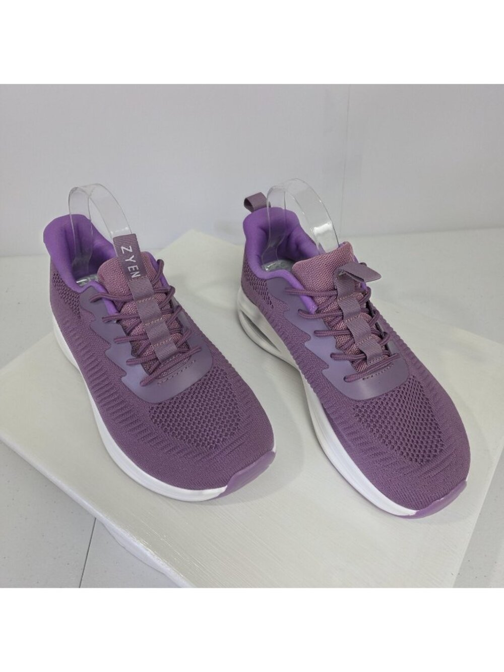 ZYEN Shoes Womens Size 9 Purple Mesh Air Cushion Athletic Sneakers Walking